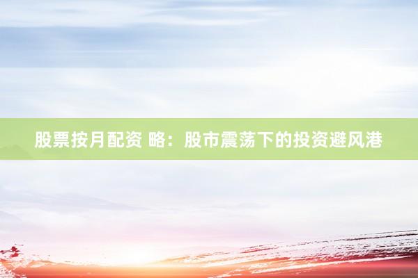 股票按月配资 略：股市震荡下的投资避风港