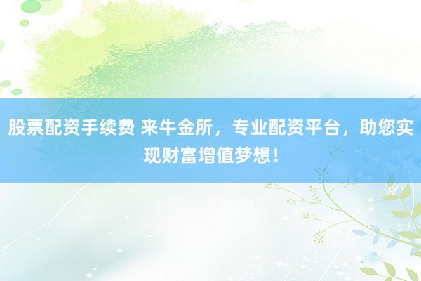股票配资手续费 来牛金所，专业配资平台，助您实现财富增值梦想！