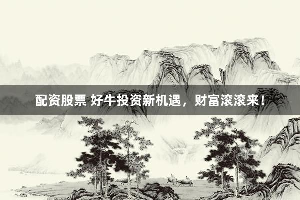 配资股票 好牛投资新机遇，财富滚滚来！